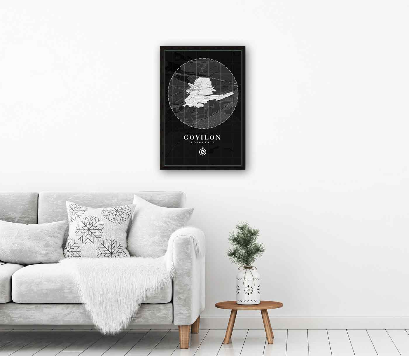 Town Map Posters and Photographs