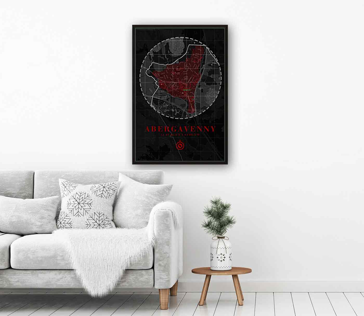 Town Map Posters and Photographs