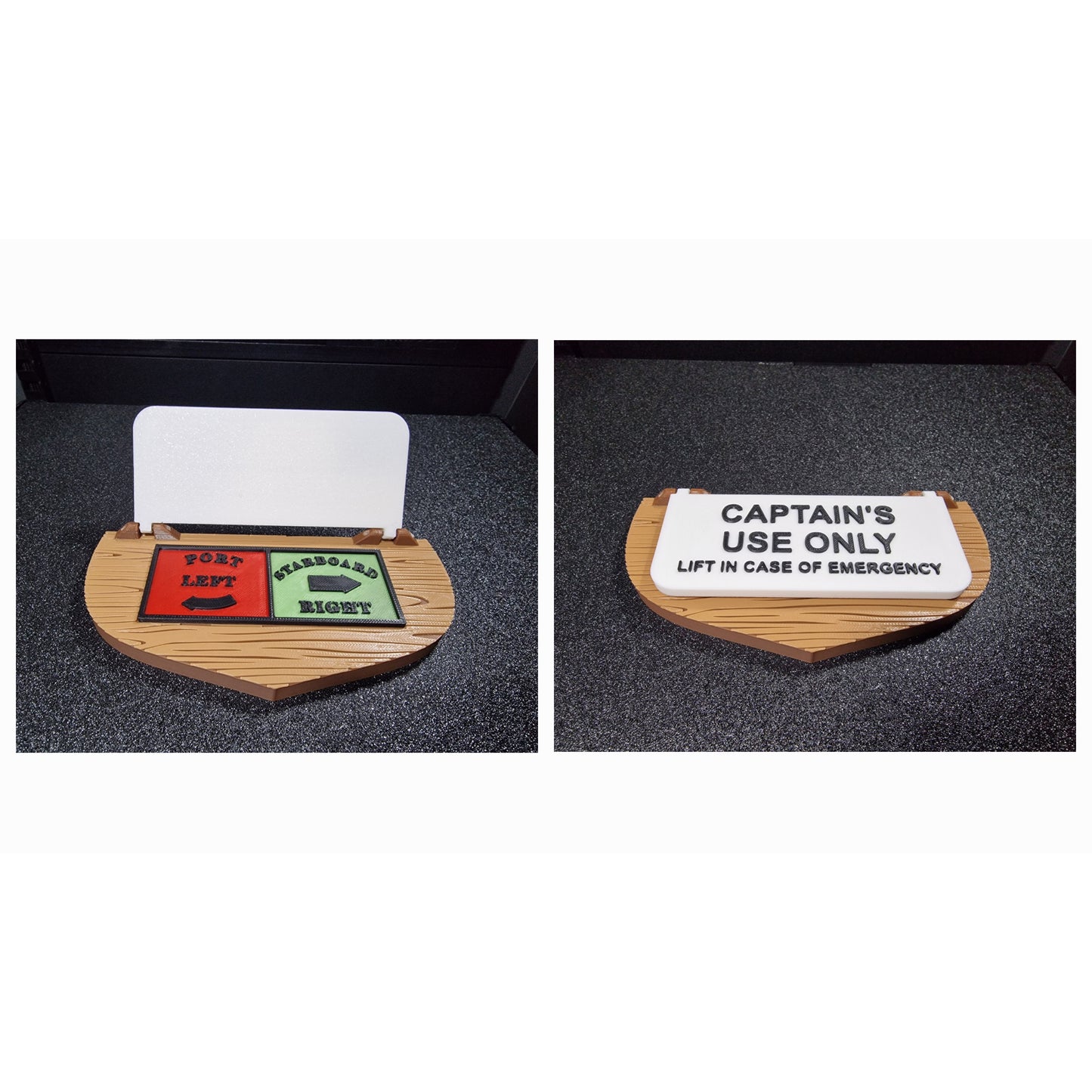 Captain's Use Only (Port and Starboard Directions)