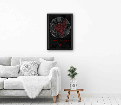 Town Map Posters and Photographs