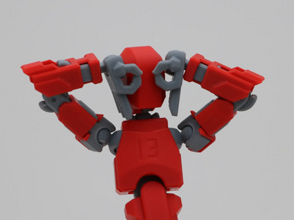 Dummy 13 Articulating 3D Printed Action Figure with ALL accessories