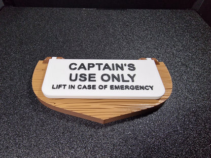 Captain's Use Only (Port and Starboard Directions)