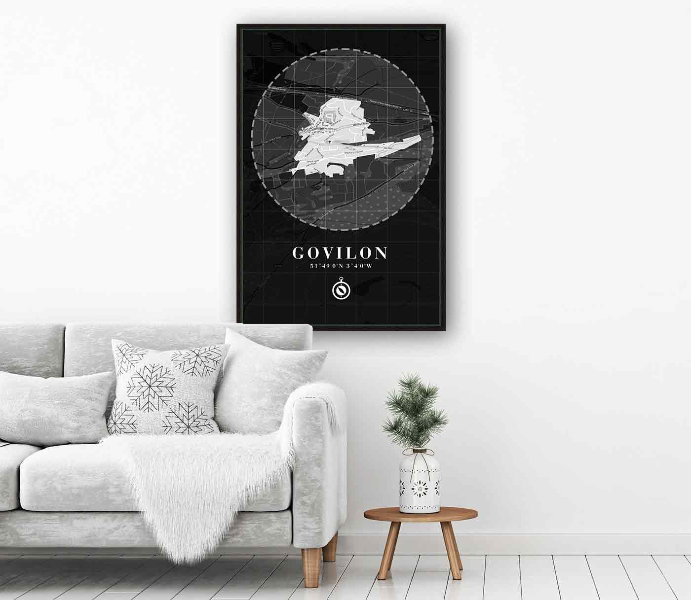 Town Map Posters and Photographs