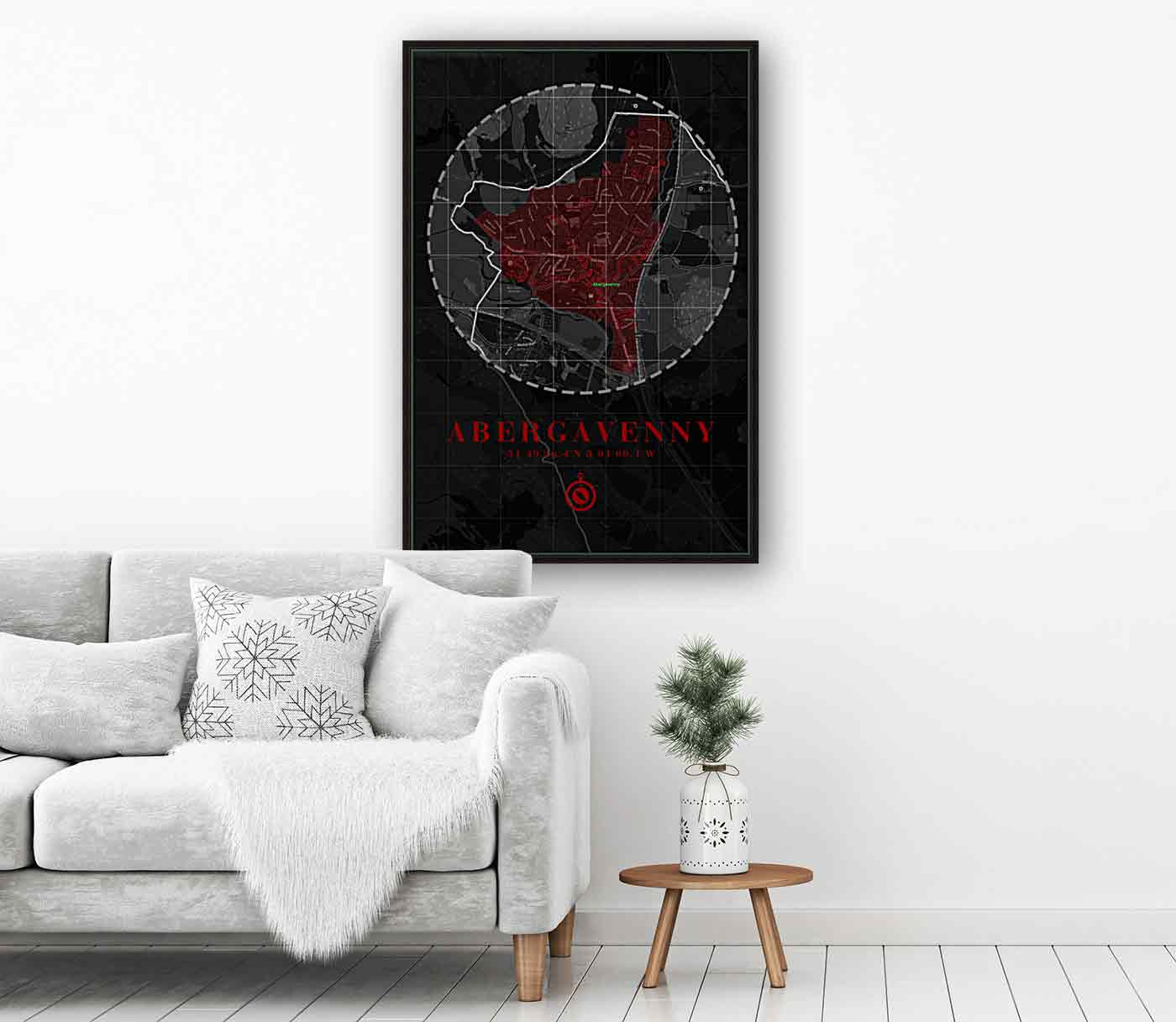Town Map Posters and Photographs