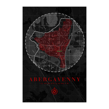 Town Map Posters and Photographs