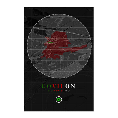 Town Map Posters and Photographs
