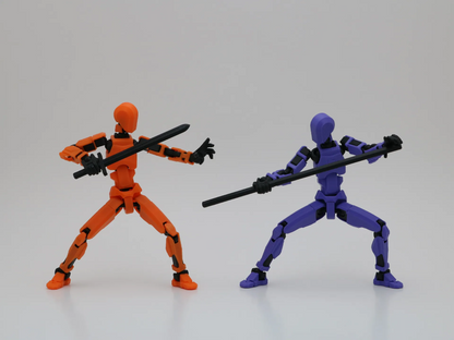 Dummy 13 Articulating 3D Printed Action Figure with ALL accessories