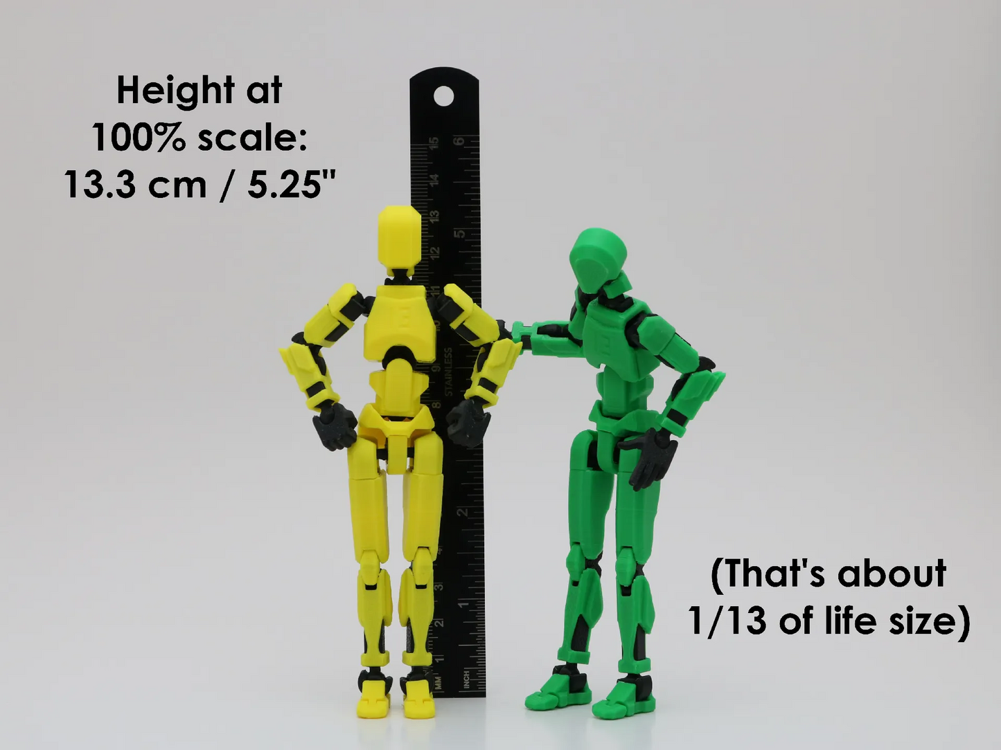 Dummy 13 Articulating 3D Printed Action Figure with ALL accessories
